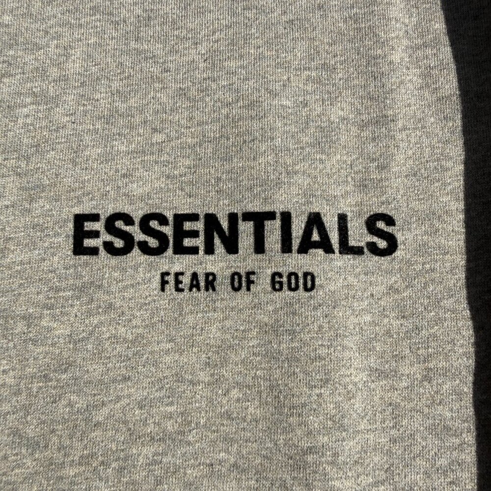 Fear of God Essentials Hoodie Grey Dark Oatmeal Size XXL - Picture 4 of 11